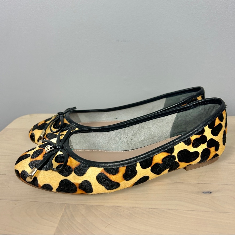 DUNE LONDON Animal Print Calf Hair Size 6/36‎ Leopard Print Like new!